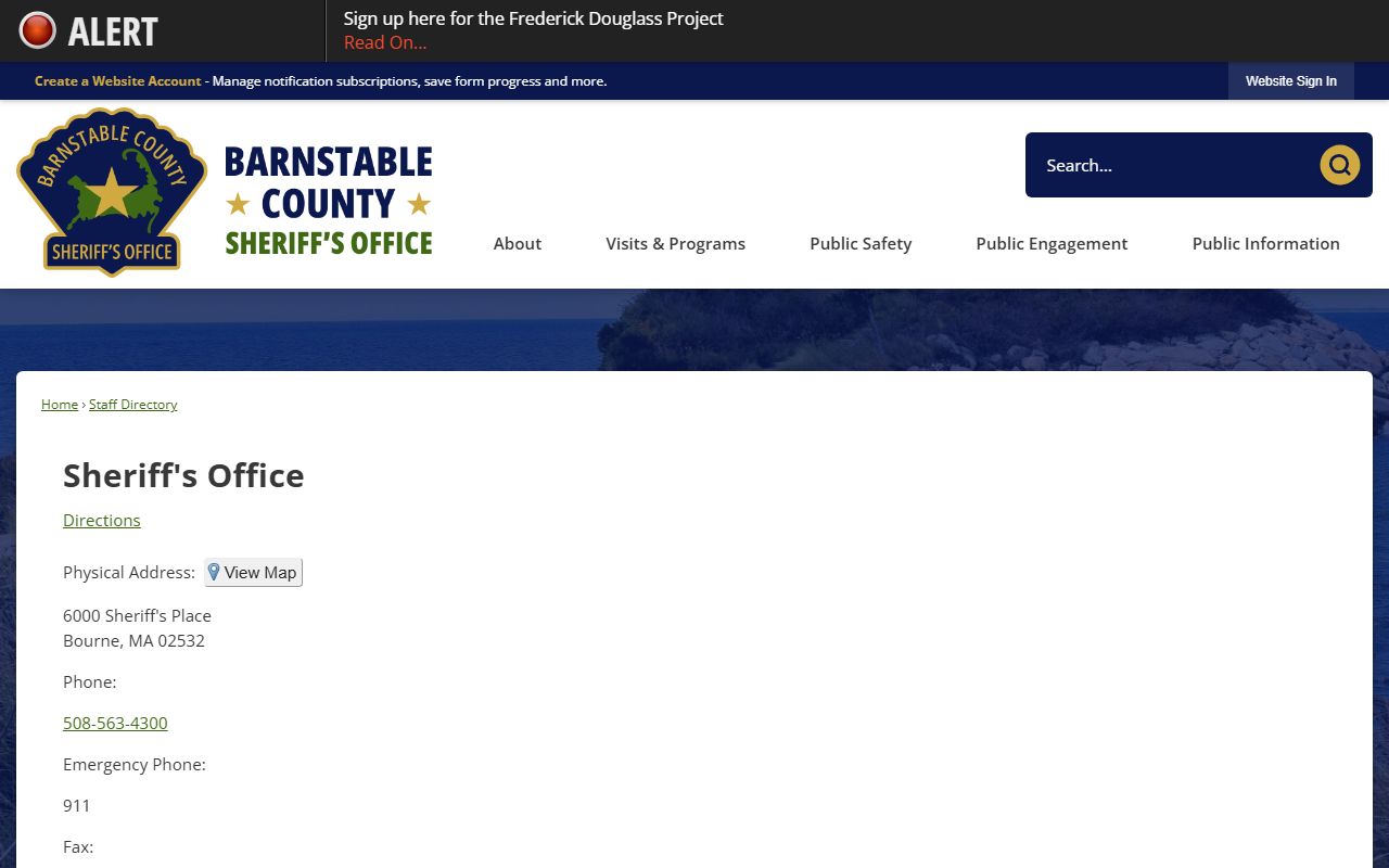 Nantucket County inmate records Barnstable staff directory contacts